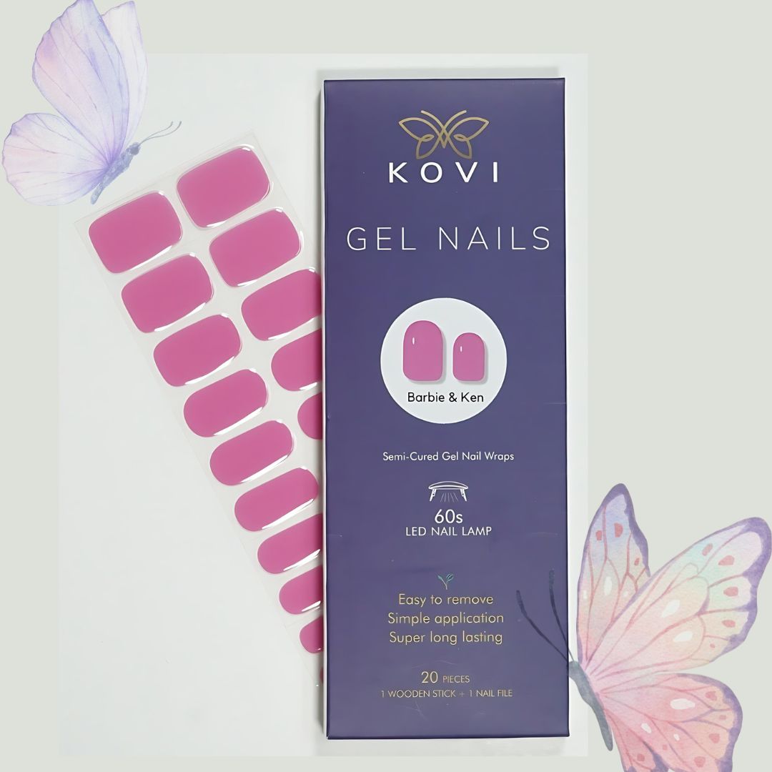 Gel Nails Barbie & Ken