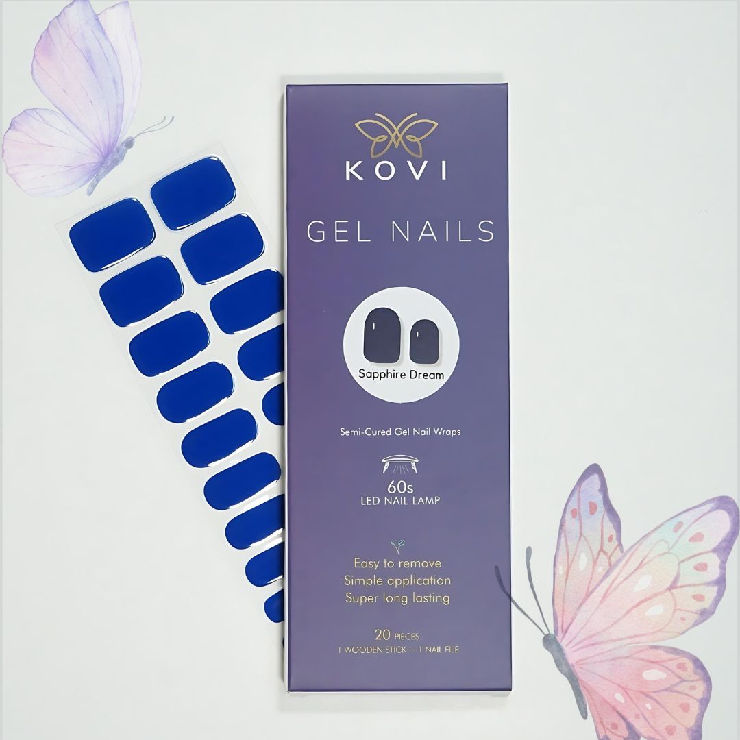 Gel Nails Sapphire Dream