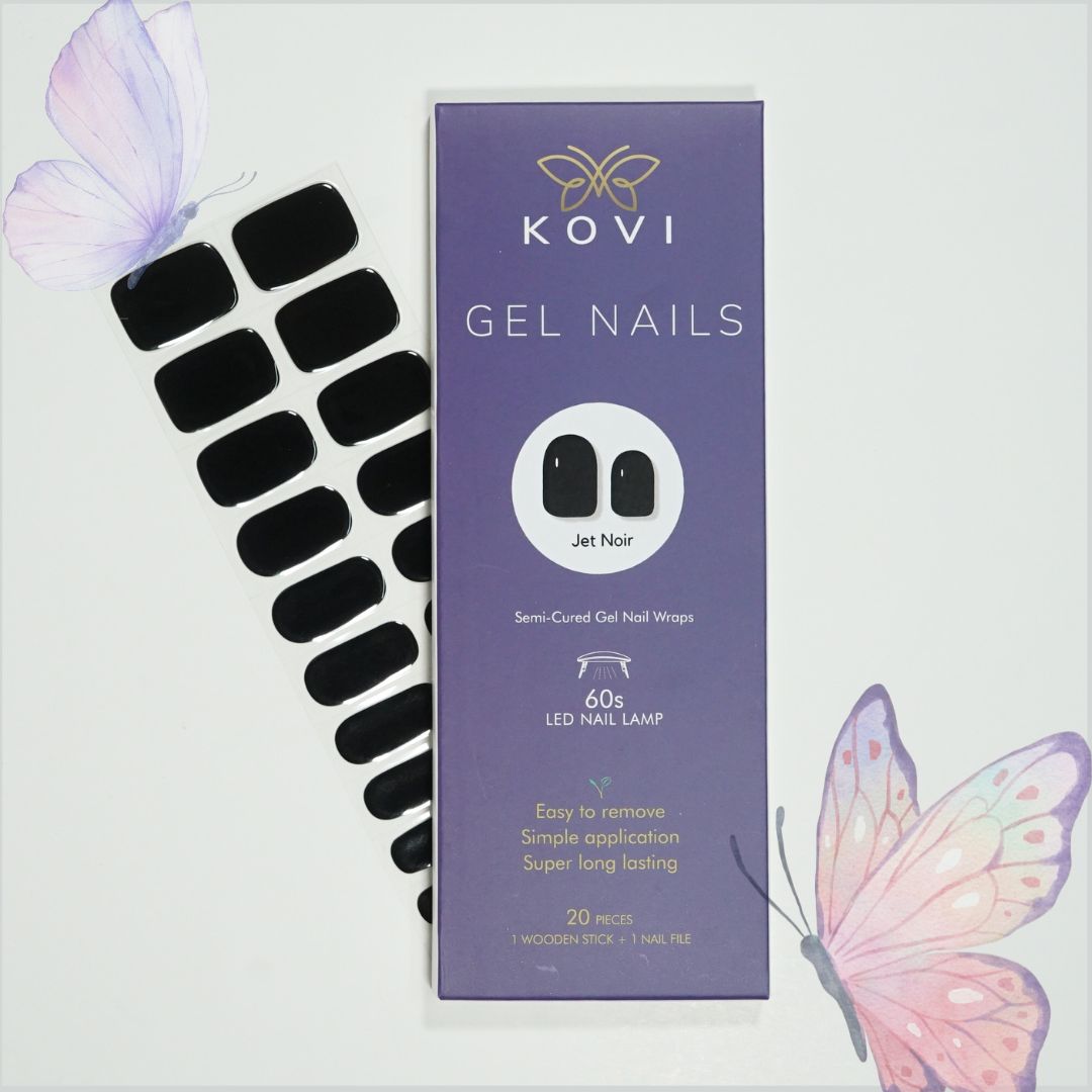 Gel Nails Jet Noir