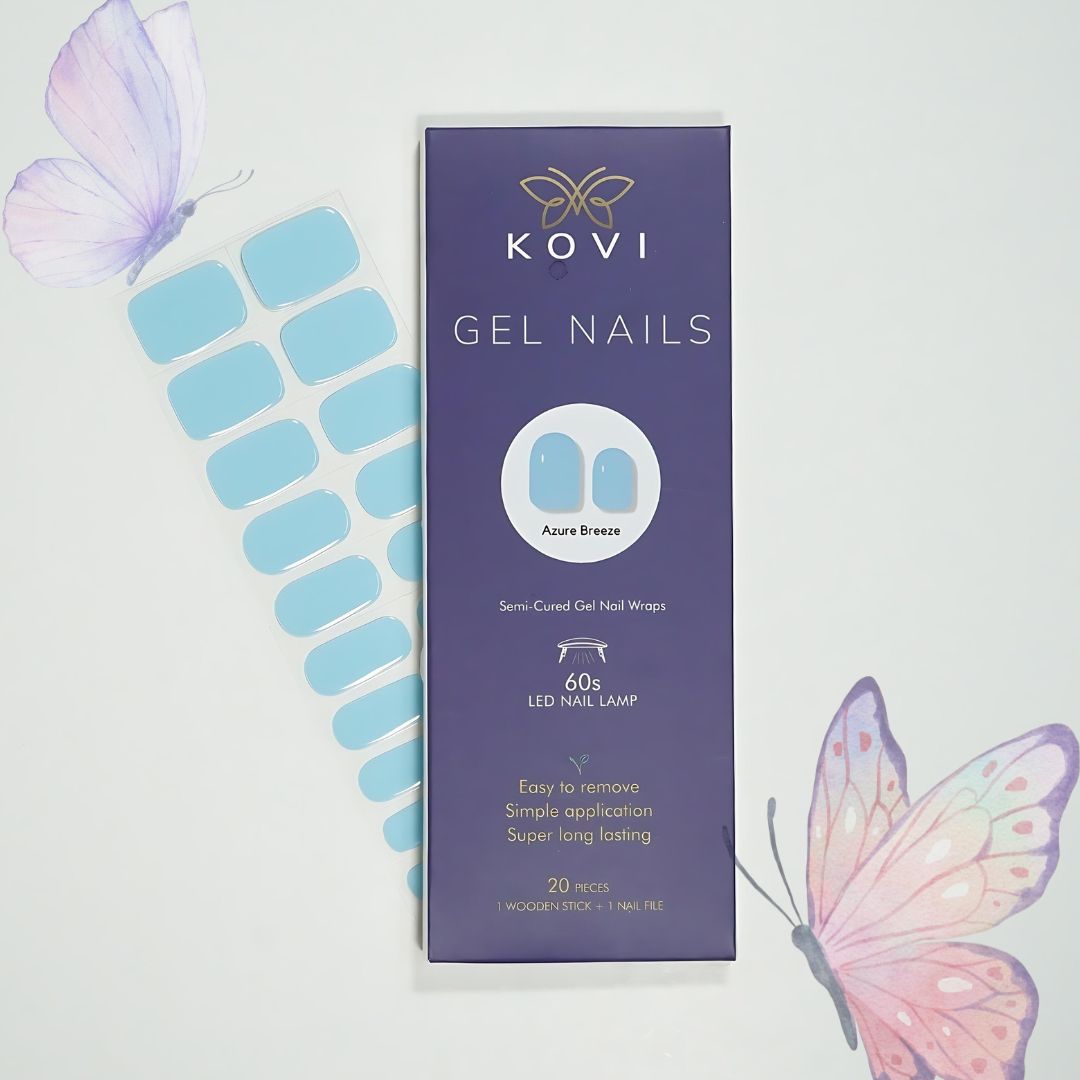 Gel Nails Azure Breeze