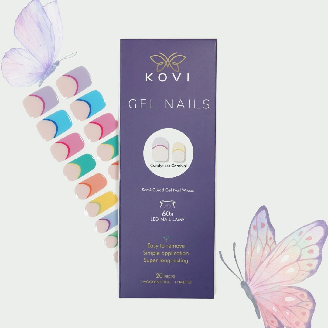 Gel Nails Candyfloss Carnival