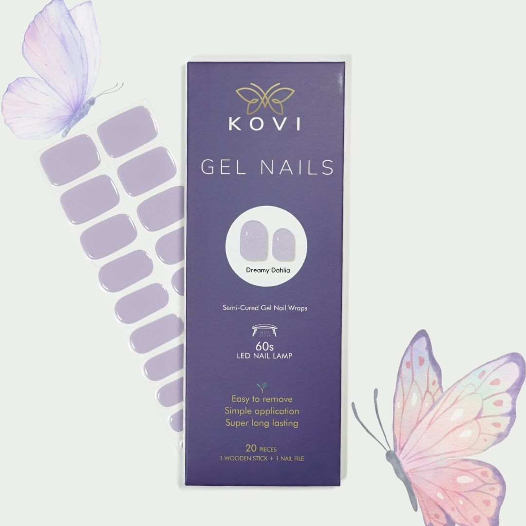 Gel Nails Dreamy Dahlia