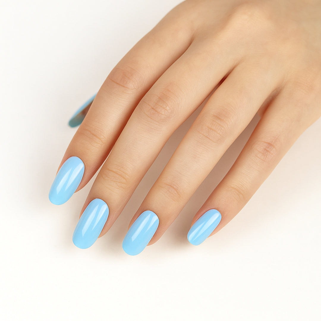 Gel Nails Azure Breeze