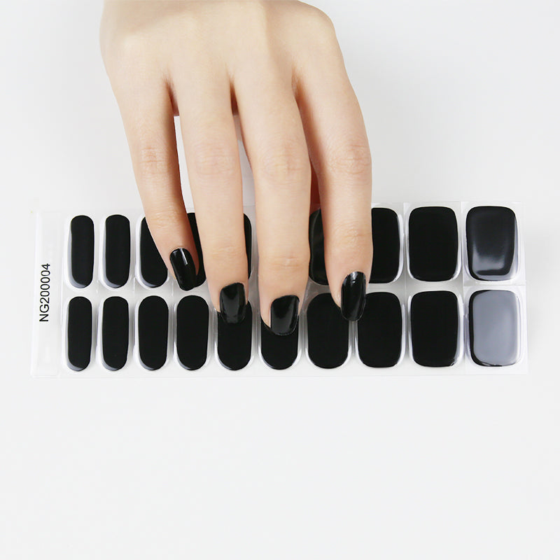 Gel Nails Jet Noir