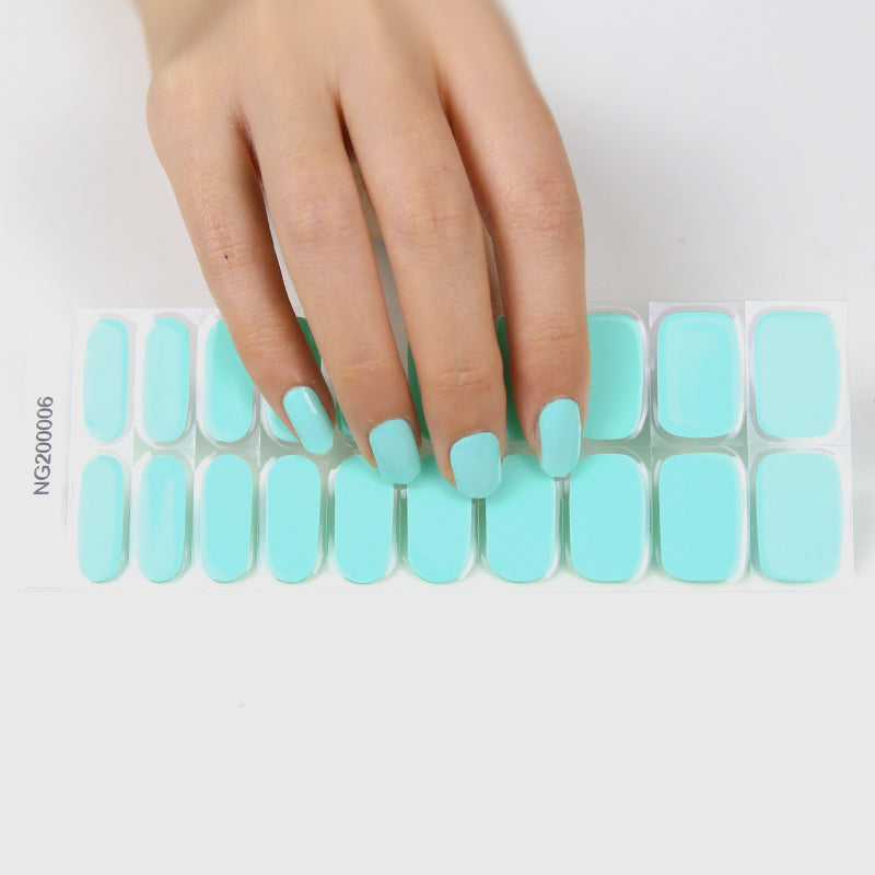 Gel Nails Turquoise Temptation