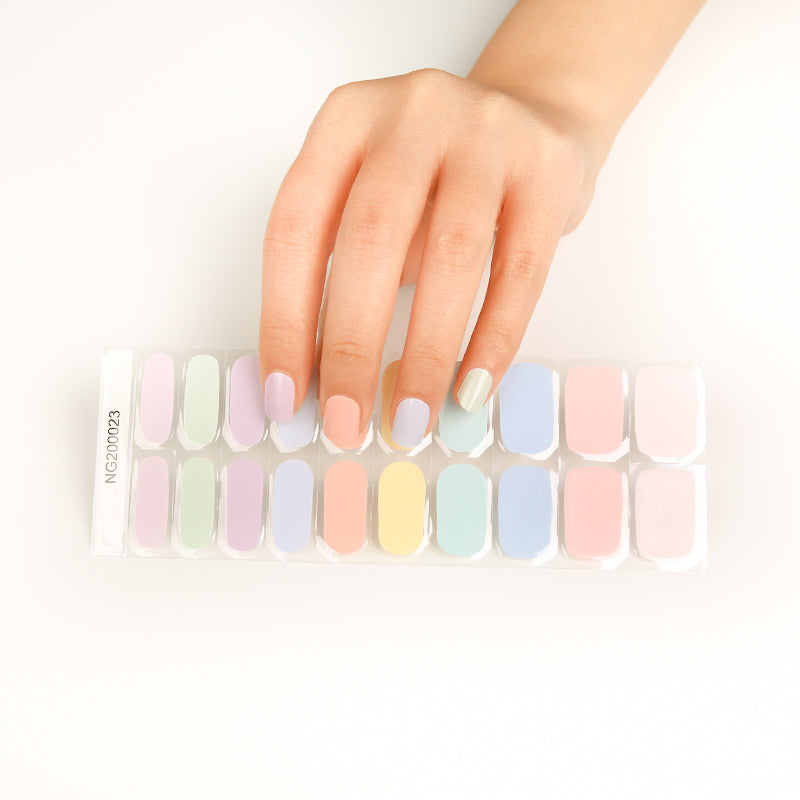 Gel Nails Sweet Sorbet