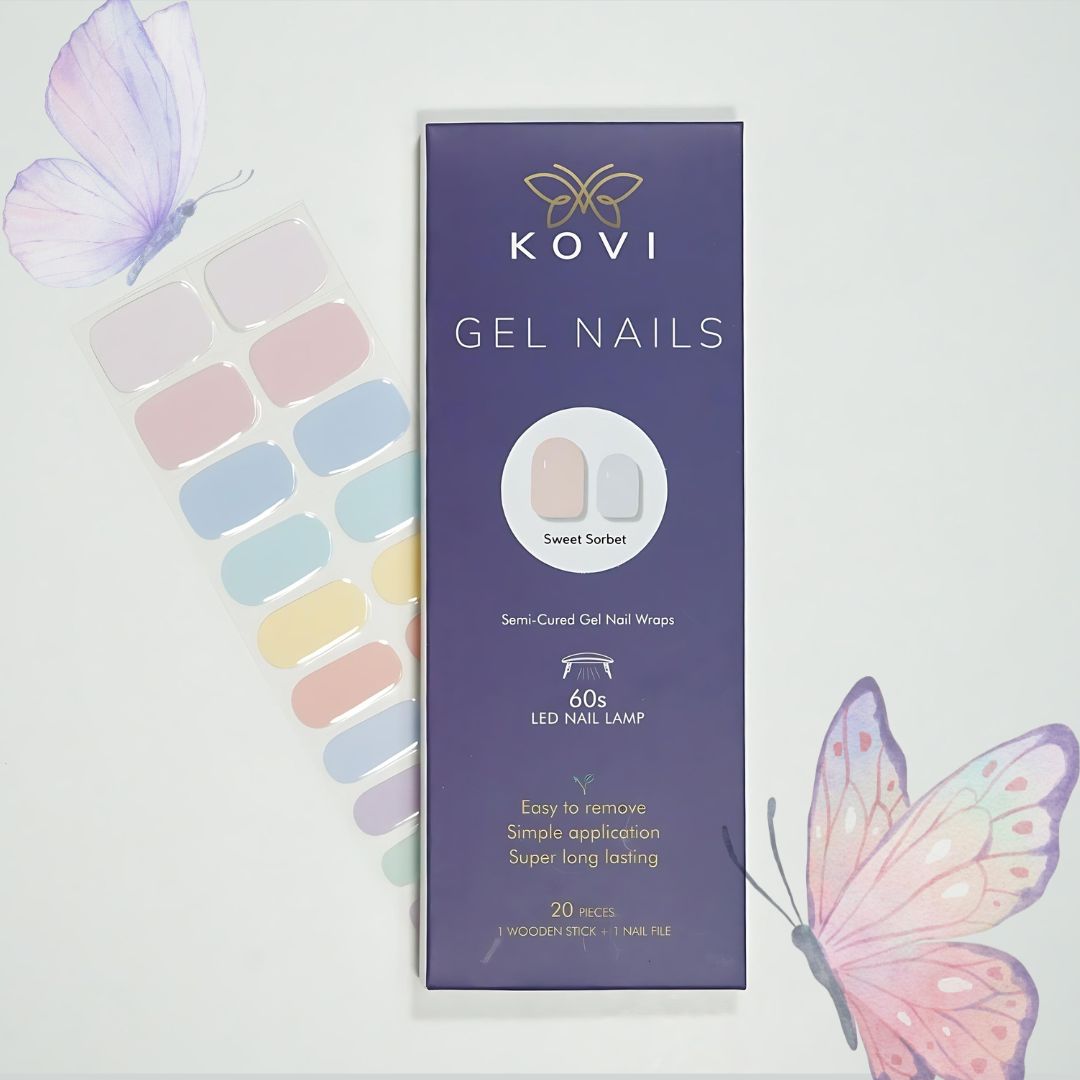 Gel Nails Sweet Sorbet