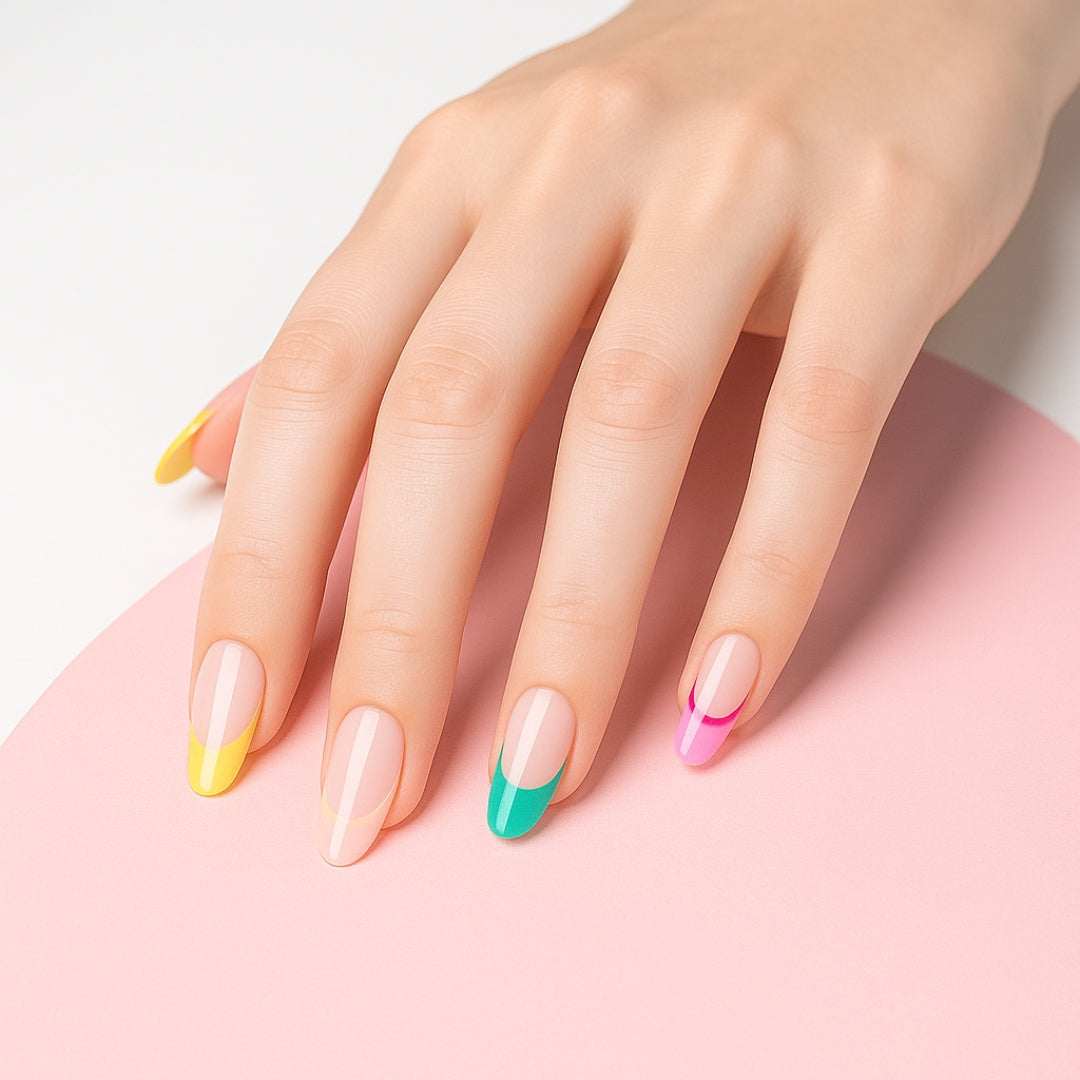Gel Nails Candyfloss Carnival