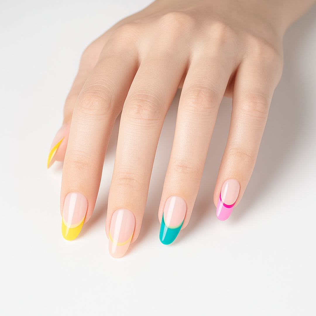 Gel Nails Candyfloss Carnival