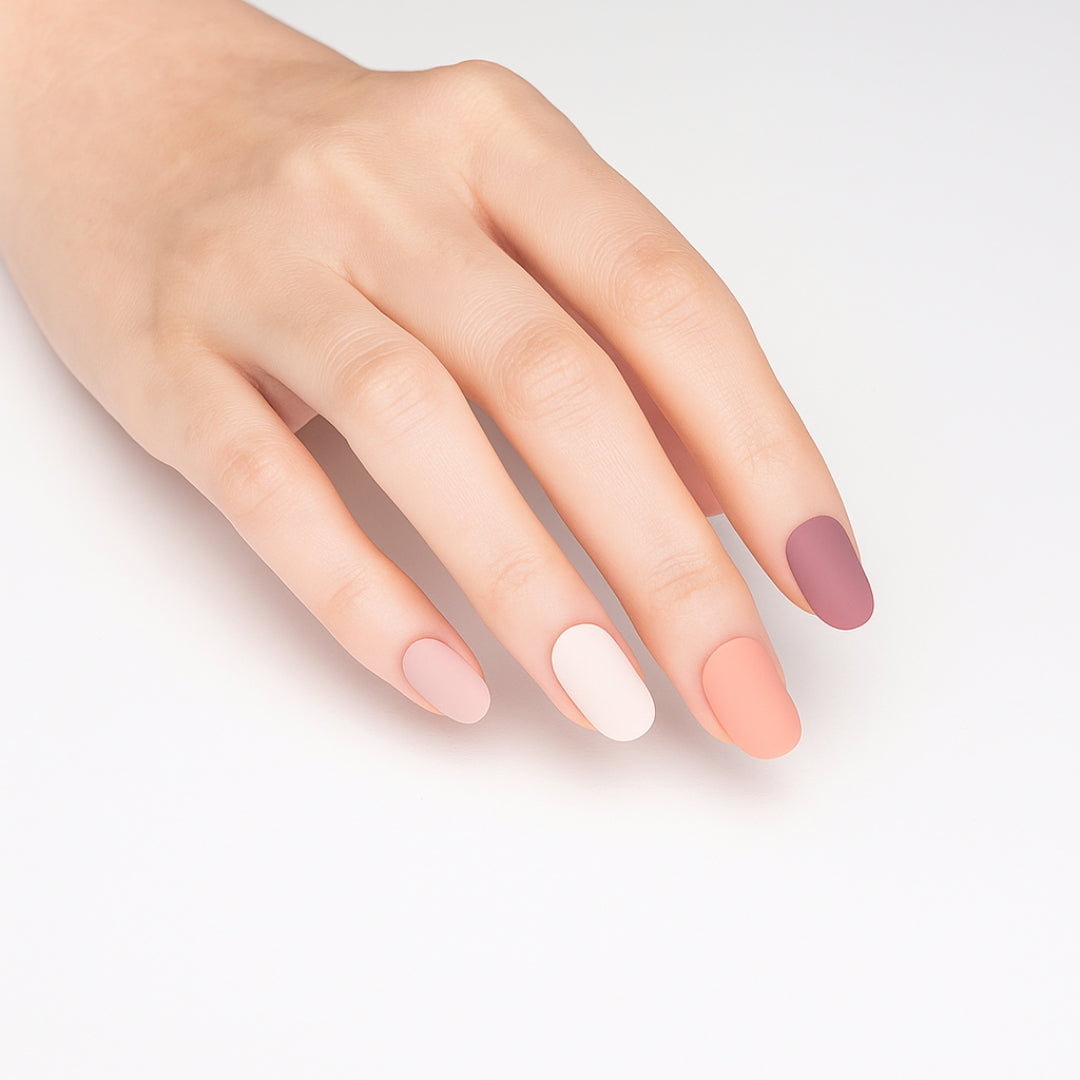 Gel Nails Dusty Delight