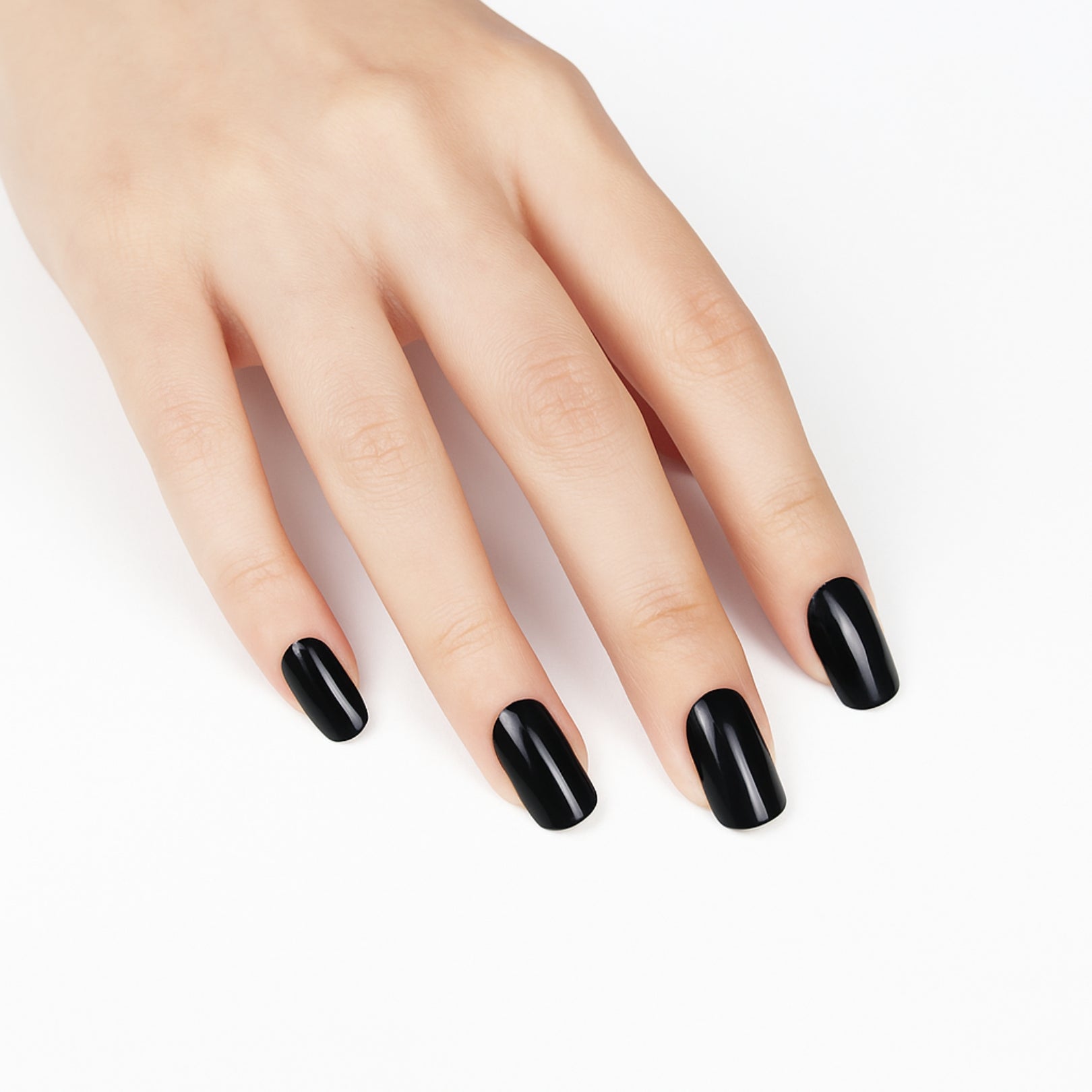 Gel Nails Jet Noir