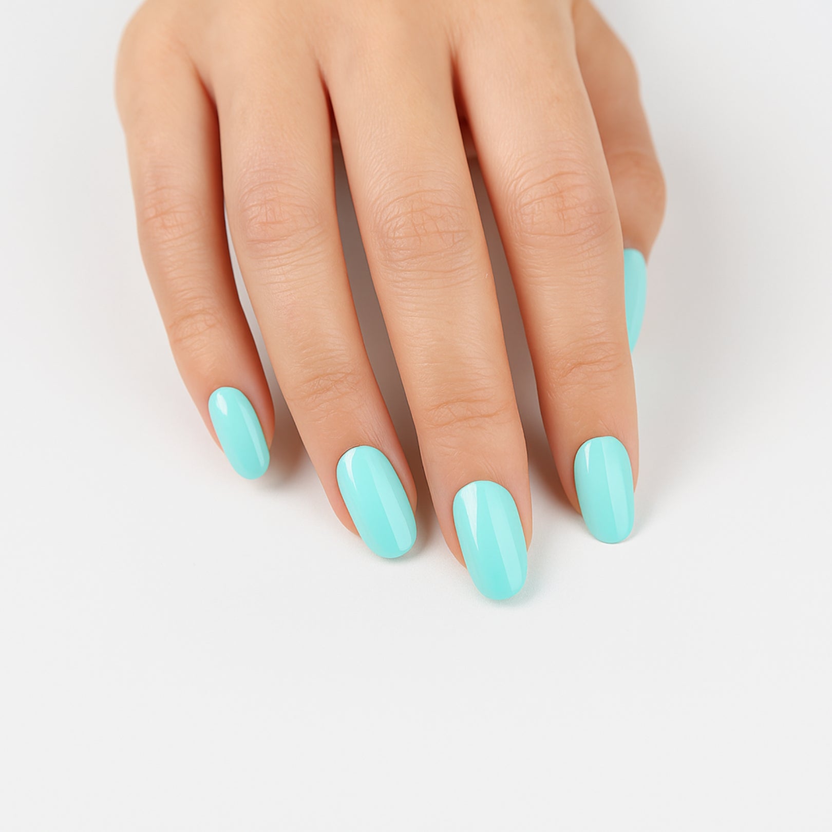 Gel Nails Turquoise Temptation